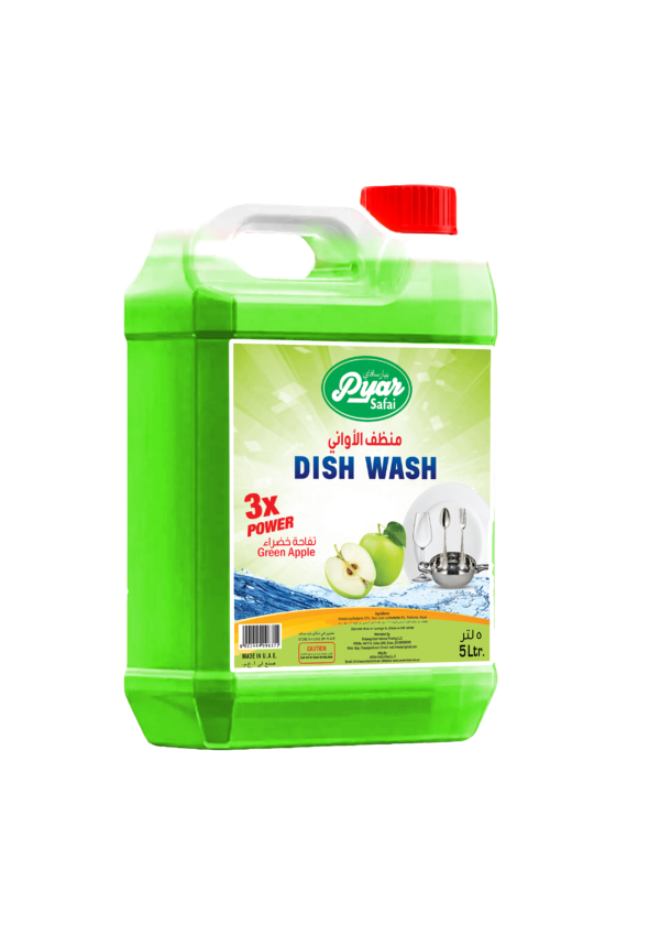 PYAR SAFAI  DISHWASH 5LTR-GREEN APPLE
