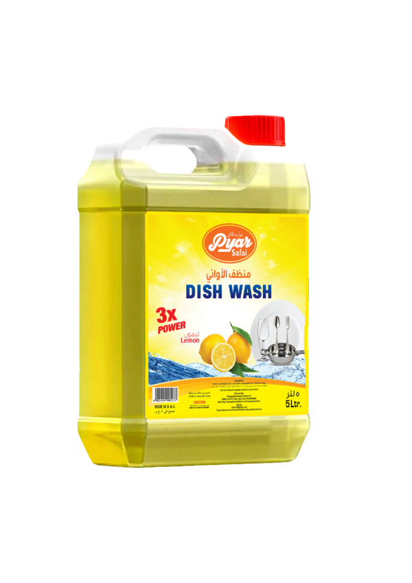 PYAR SAFAI  DISHWASH 5LTR-LEMON