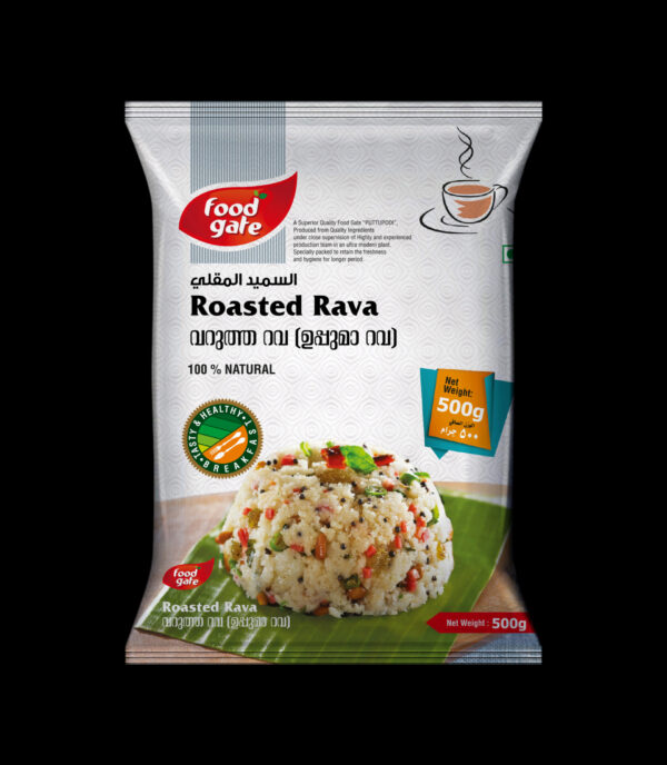 FOOD GATE  ROASTED RAVA 500GM