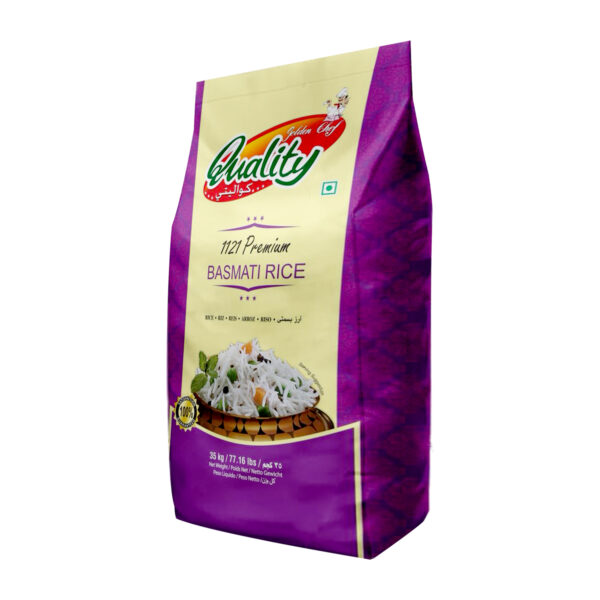 QUALITY 1121
  BASMATI RICE 35KG