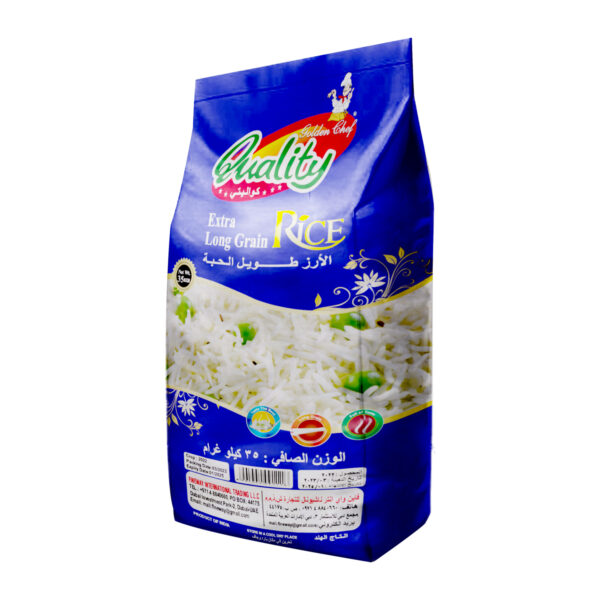 QUALITY EXTRA
  LNG GRN BASMATI RICE 35KG