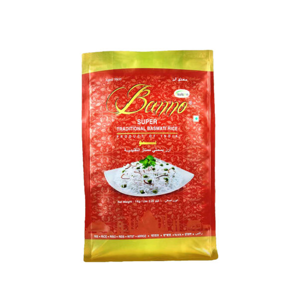 BANNO SUPER
  TRADITIONAL BASMATI 1KG