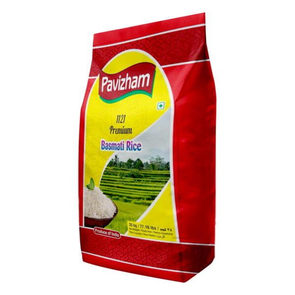 PAVIZHAM 1121
  PREMIUM BASMATI RICE 35KG